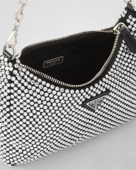 prada bag crystals|prada re edition crystal bag.